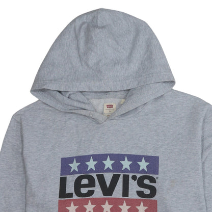 Mens UK Size XL Levi's Grey Pullover Hoodie