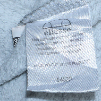 Mens UK Size M ellesse Grey 1/4 Zip Sweatshirt