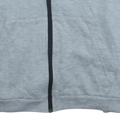 Mens UK Size L Nike Grey Full Zip Hoodie