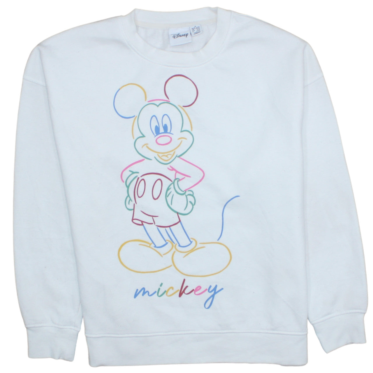 Womens UK Size M Disney White Pullover Sweatshirt