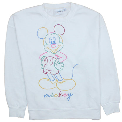 Womens UK Size M Disney White Pullover Sweatshirt