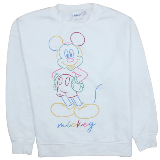 Womens UK Size M Disney White Pullover Sweatshirt