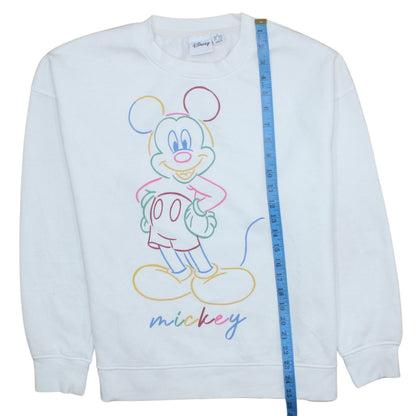 Womens UK Size M Disney White Pullover Sweatshirt