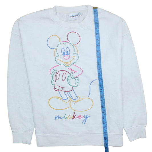 Womens UK Size M Disney White Pullover Sweatshirt