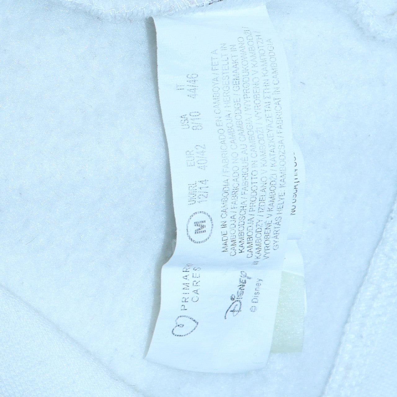 Womens UK Size M Disney White Pullover Sweatshirt