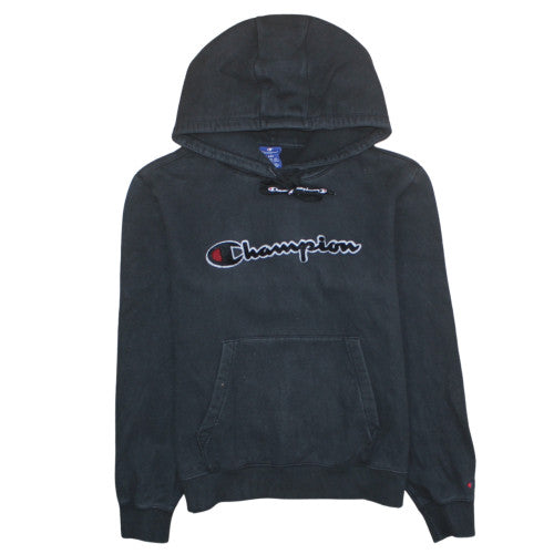 Mens UK Size L Champion Black Pullover Hoodie