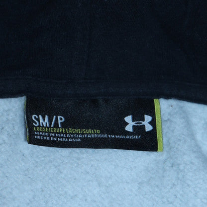 Mens UK Size S Under armour Grey Full Zip Hoodie