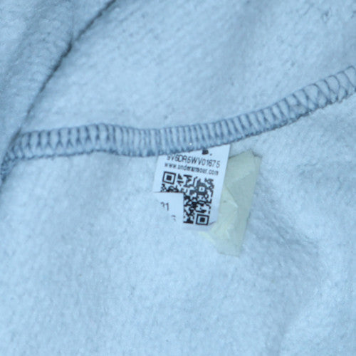 Mens UK Size S Under armour Grey Full Zip Hoodie