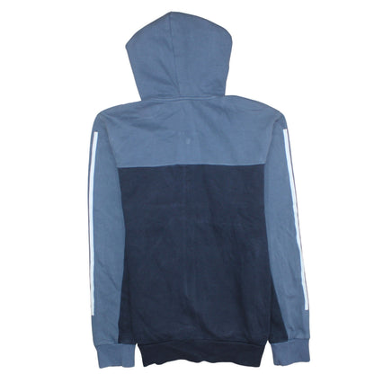Mens UK Size M adidas Blue Full Zip Hoodie