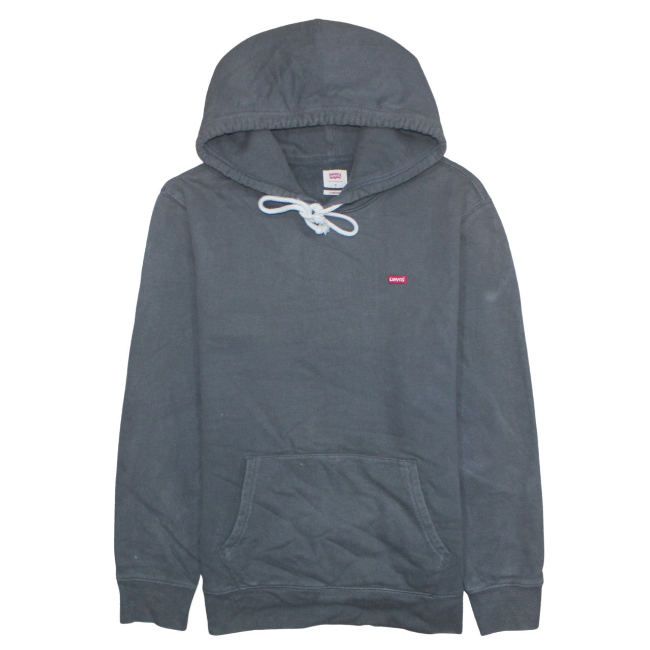Mens UK Size M Levi's Grey Pullover Hoodie