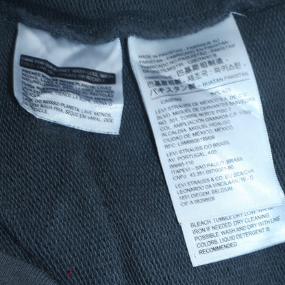 Mens UK Size M Levi's Grey Pullover Hoodie