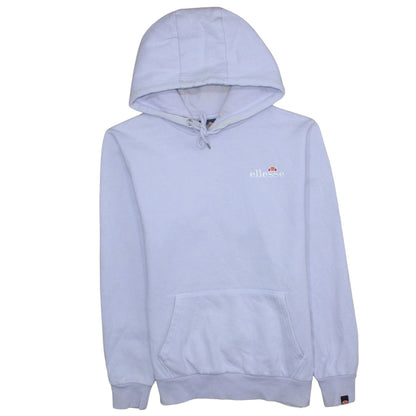 Womens UK Size L ellesse White Pullover Hoodie