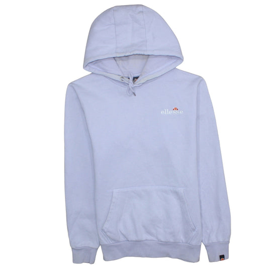 Womens UK Size L ellesse White Pullover Hoodie
