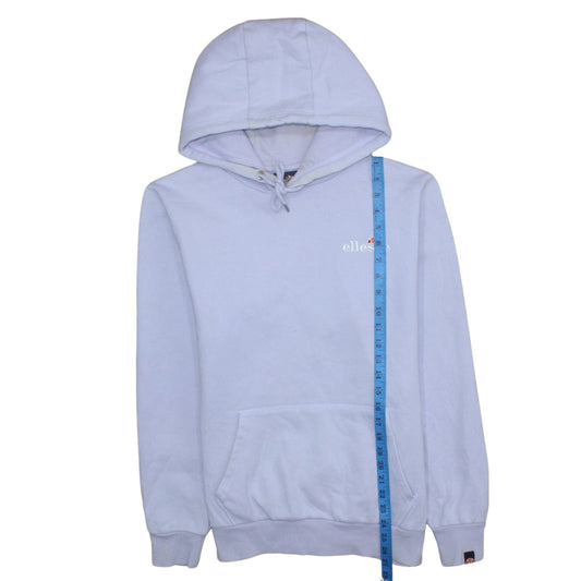 Womens UK Size L ellesse White Pullover Hoodie