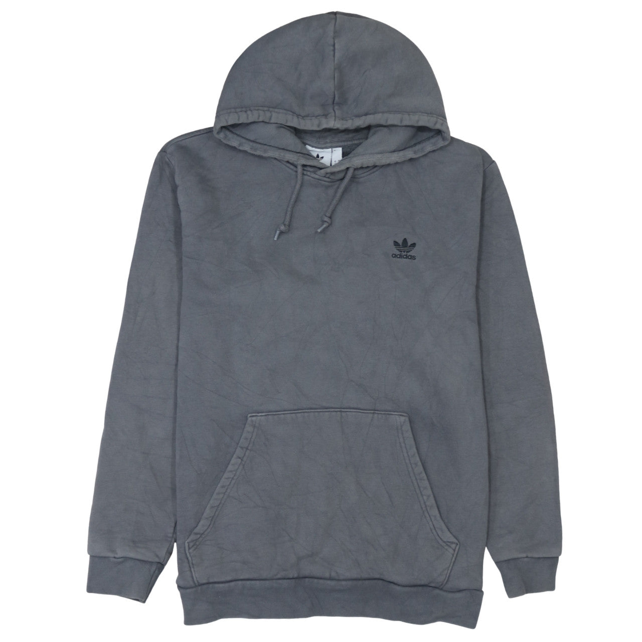 Mens UK Size L adidas Grey Pullover Hoodie