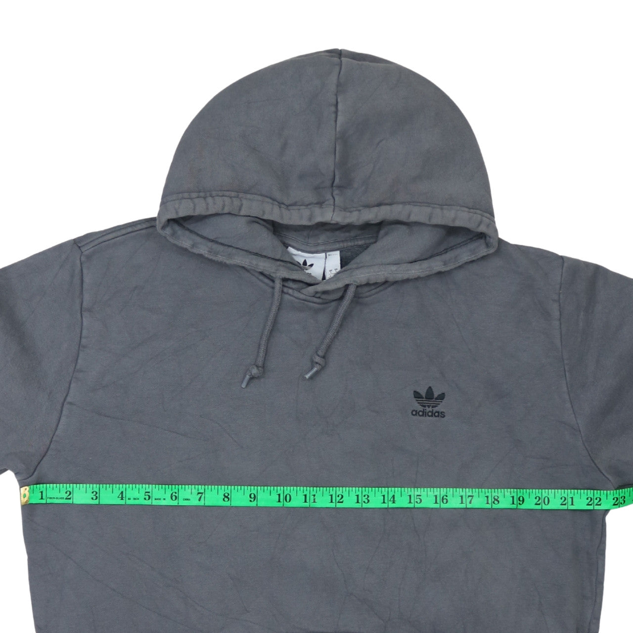 Mens UK Size L adidas Grey Pullover Hoodie