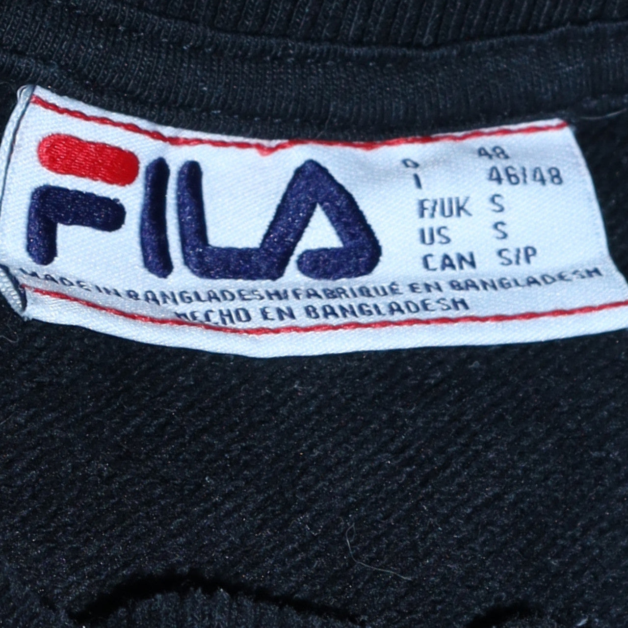 Mens UK Size S FILA Multicoloured Pullover Sweatshirt