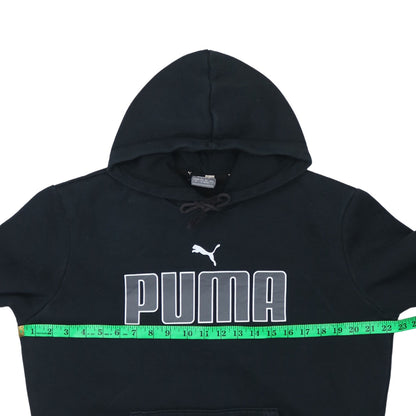 Mens UK Size M PUMA Black Pullover Hoodie