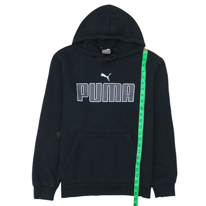 Mens UK Size M PUMA Black Pullover Hoodie