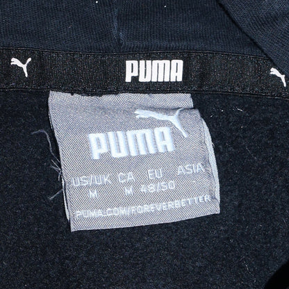 Mens UK Size M PUMA Black Pullover Hoodie