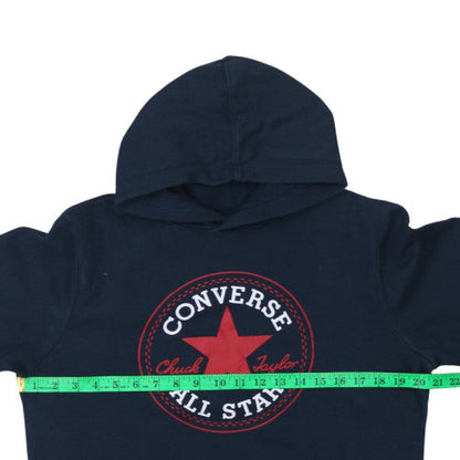 Converse Boys Navy Blue Hoodie XL 13-15 Years Pullover Logo Design