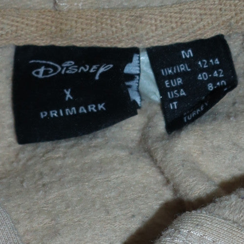 Womens UK Size M Primark Beige Pullover Hoodie