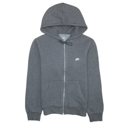 Mens UK Size S Nike Grey Full Zip Hoodie