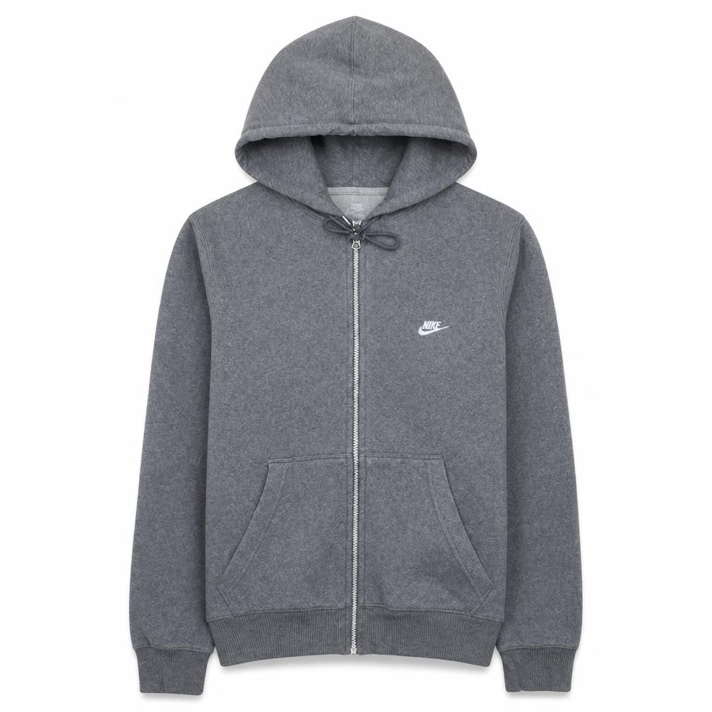 Mens UK Size S Nike Grey Full Zip Hoodie