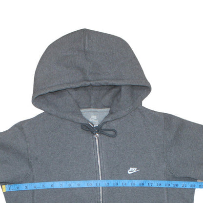 Mens UK Size S Nike Grey Full Zip Hoodie