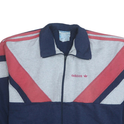 Womens UK Size M adidas Multicoloured Full Zip Sweatshirt