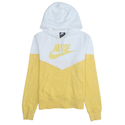 Mens UK Size S Nike Yellow Pullover Hoodie