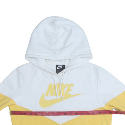 Mens UK Size S Nike Yellow Pullover Hoodie