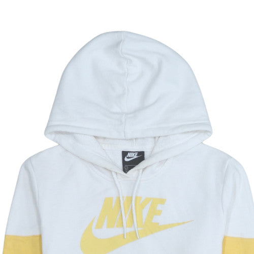 Mens UK Size S Nike Yellow Pullover Hoodie