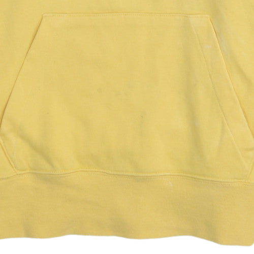 Mens UK Size S Nike Yellow Pullover Hoodie