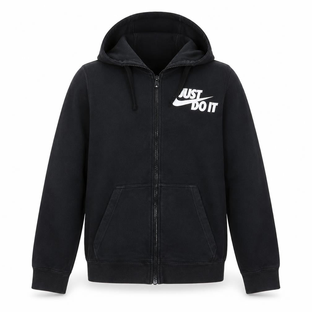 Mens UK Size S Nike Black Full Zip Hoodie
