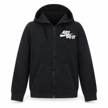 Mens UK Size S Nike Black Full Zip Hoodie