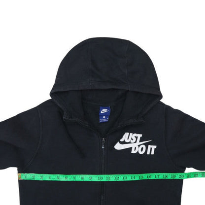 Mens UK Size S Nike Black Full Zip Hoodie