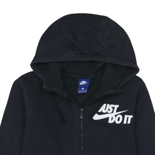 Mens UK Size S Nike Black Full Zip Hoodie