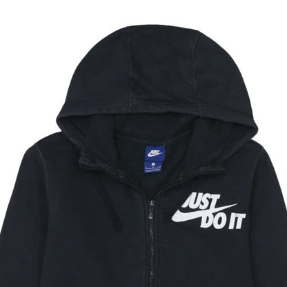 Mens UK Size S Nike Black Full Zip Hoodie