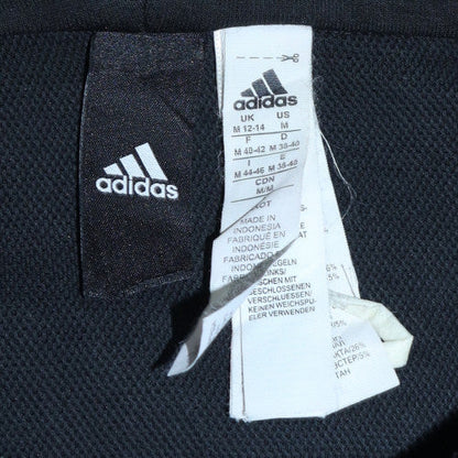 Mens UK Size M adidas Black Full Zip Hoodie