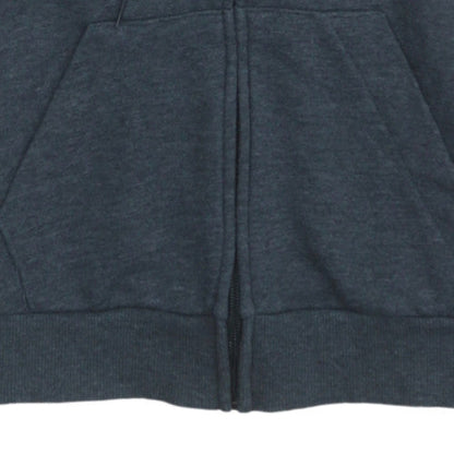 Womens UK Size 2XS adidas Blue Full Zip Hoodie