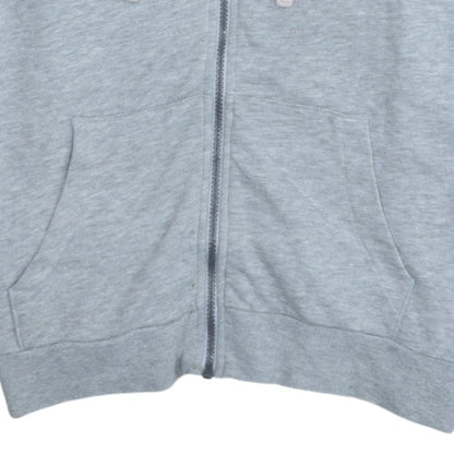 Womens UK Size M U.S. Polo Assn Grey Full Zip Hoodie