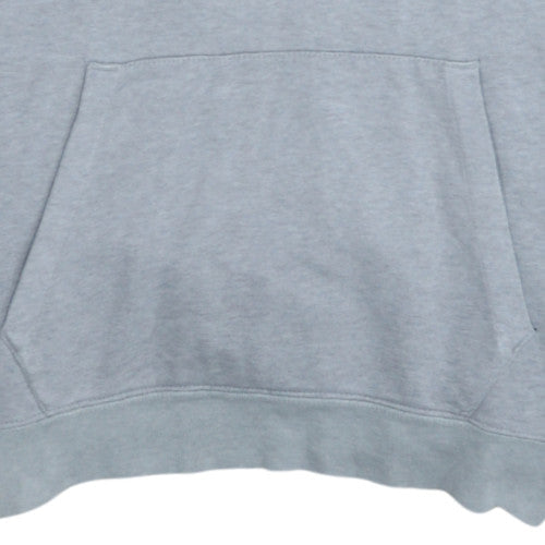 Gap Men's Grey Pullover Hoodie Small Cotton Logo Style
