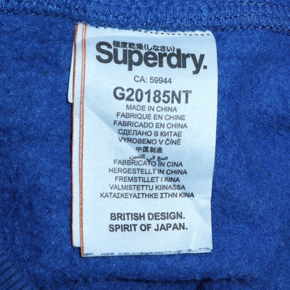 Womens UK Size 12 Superdry Blue Pullover Hoodie