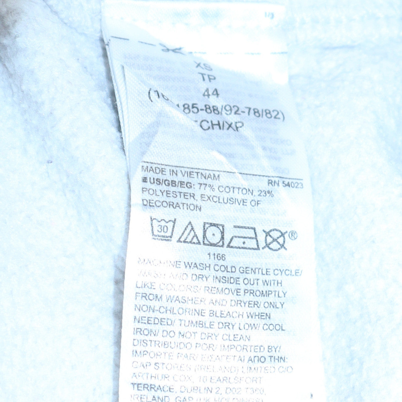 Teens UK Size XS Gap White Pullover Hoodie
