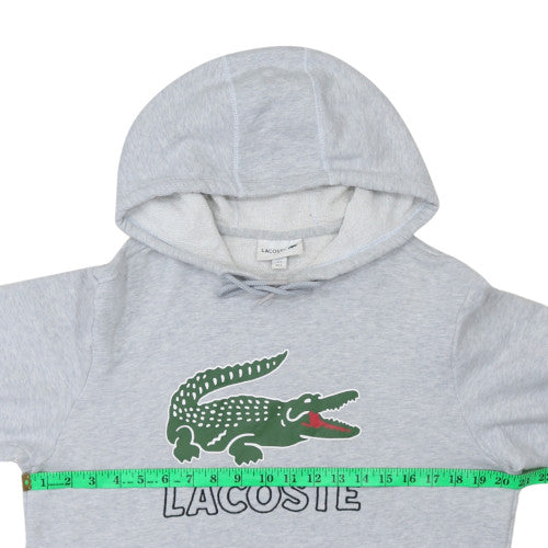 Mens UK Size S Lacoste Grey Pullover Hoodie