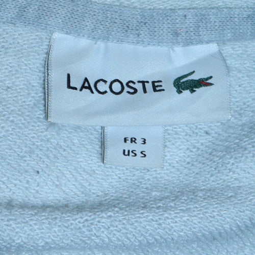 Mens UK Size S Lacoste Grey Pullover Hoodie