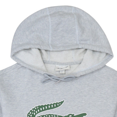 Mens UK Size S Lacoste Grey Pullover Hoodie