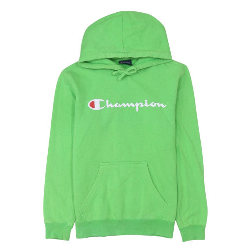 Mens UK Size S Champion Green Pullover Hoodie