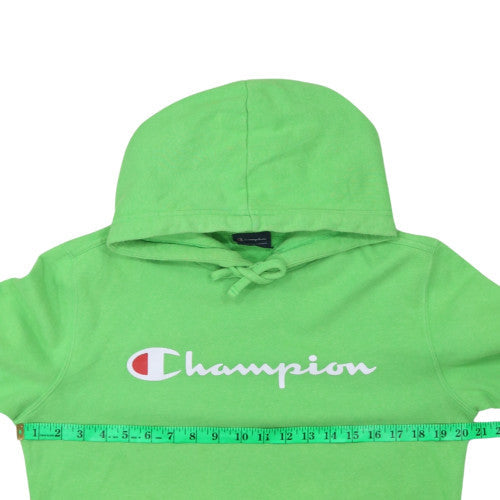 Mens UK Size S Champion Green Pullover Hoodie